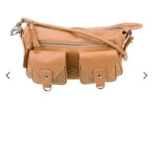 Loewe Tan Leather Shoulder Bag